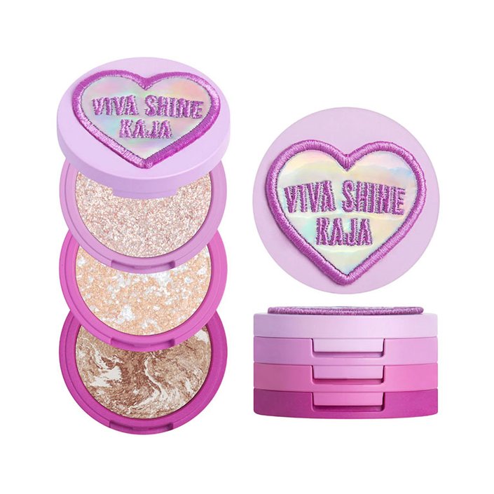 Kaja Viva Shine Bento Highlighter + Eyeshadow Palette