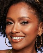 NYX Professional Makeup Wonder Stick, L’Oréal Paris True Match Lumi Glotion and YSL Beauty Touche Éclat All-Over Brightening Pen collaged on a blue and purple background