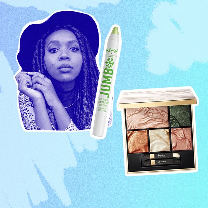 lancome palette, nyx jumbo eye pencil