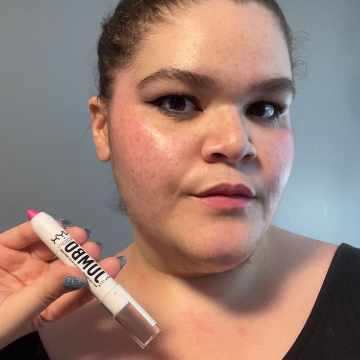 NYX Professional Makeup Jumbo Multi-Use Highlighter Stick in Blueberry Muffin