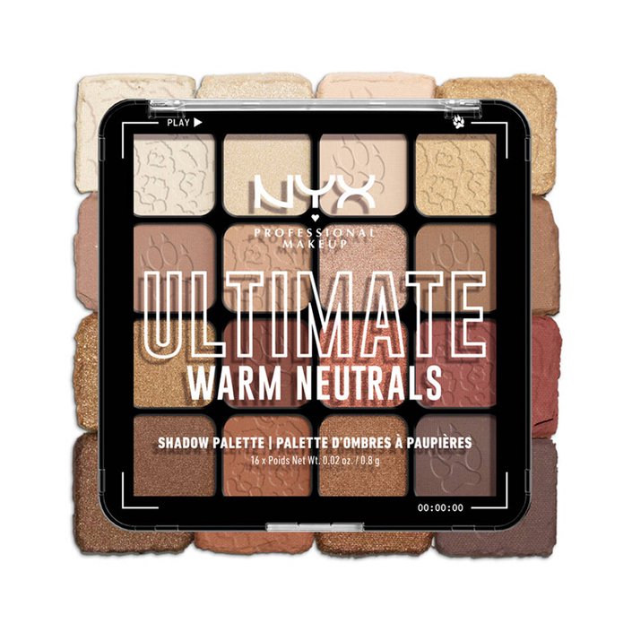 NYX Professional Makeup Ultimate Shadow Palette in Warm Neutrals