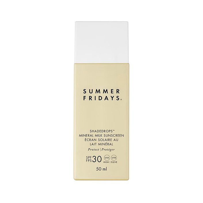 Summer Fridays ShadeDrops Broad Spectrum SPF 30 Mineral Milk Sunscreen